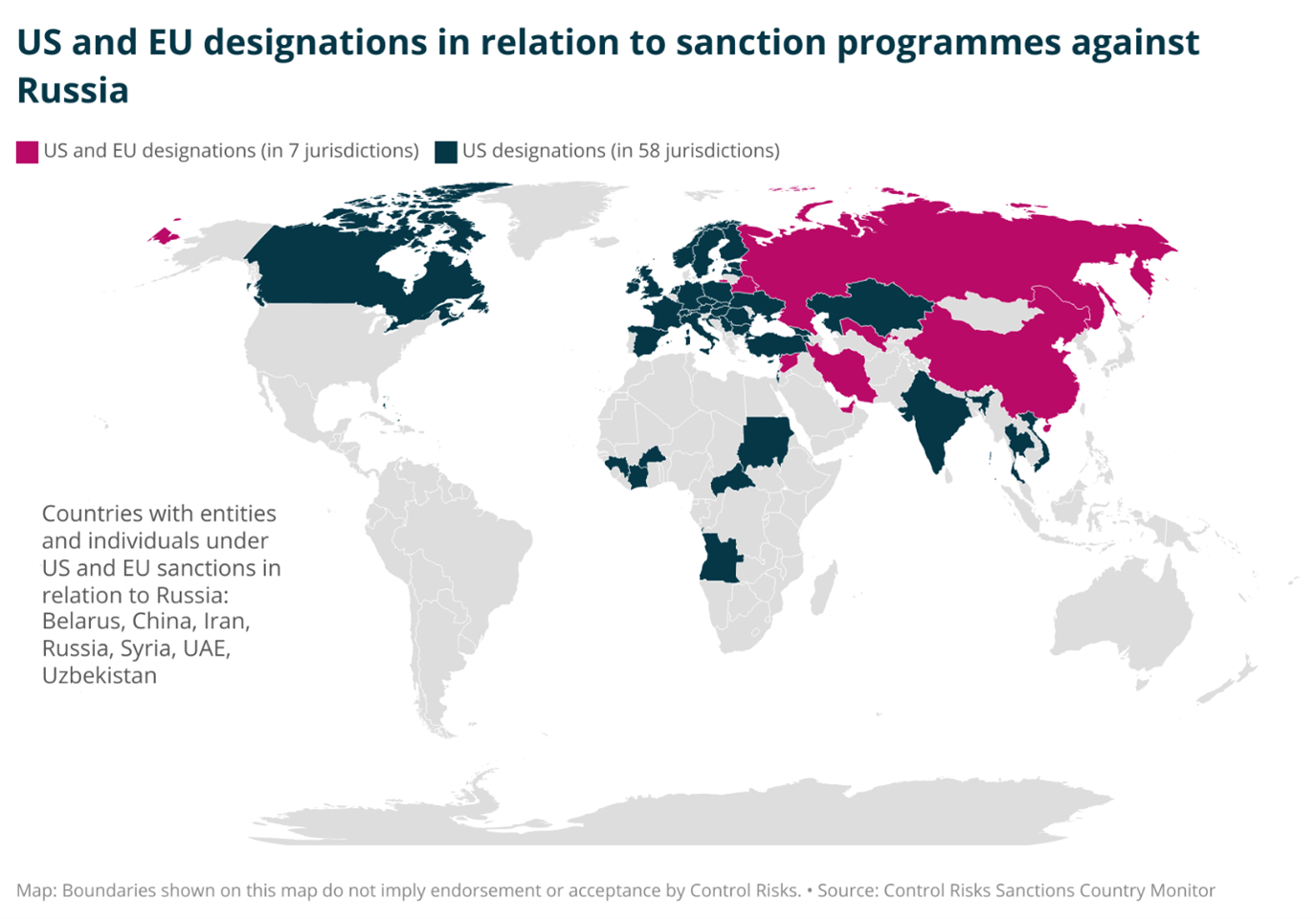 The role of emerging powers amid widening geopolitical sanction fault lines  