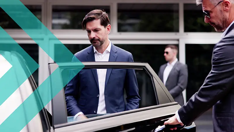 Executive security support for a healthcare company