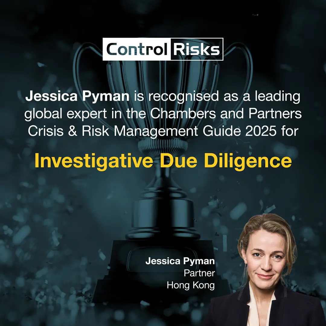 Jessica Pyman recognised as a leading expert in investigative due diligence