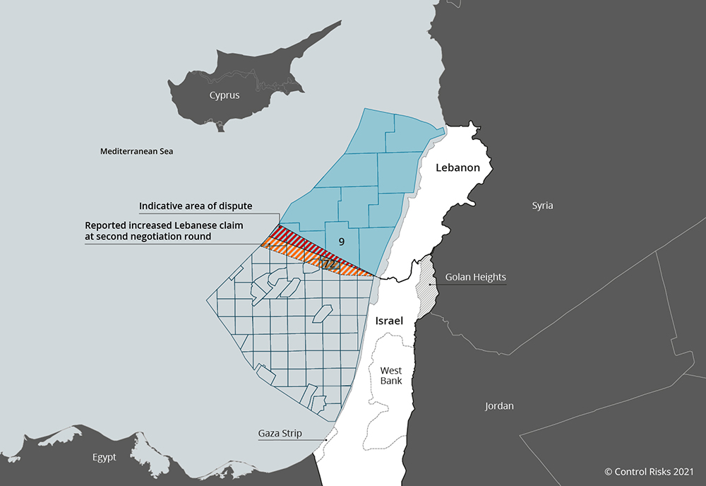 Israel, Lebanon compete for maritime energy resources