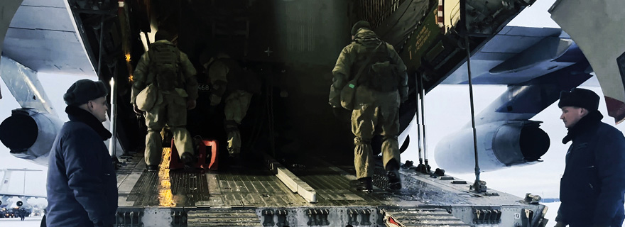 Russian military arrival likely to quell protests but drive political uncertainty 