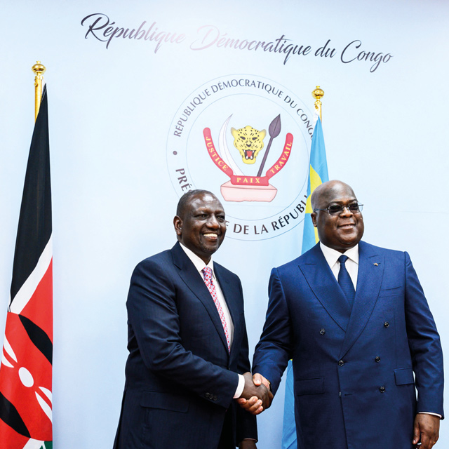 Kenyan president to slowly warm up to Congo amid domestic and international pressures