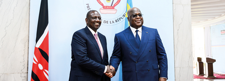 Kenyan president to slowly warm up to Congo amid domestic and international pressures