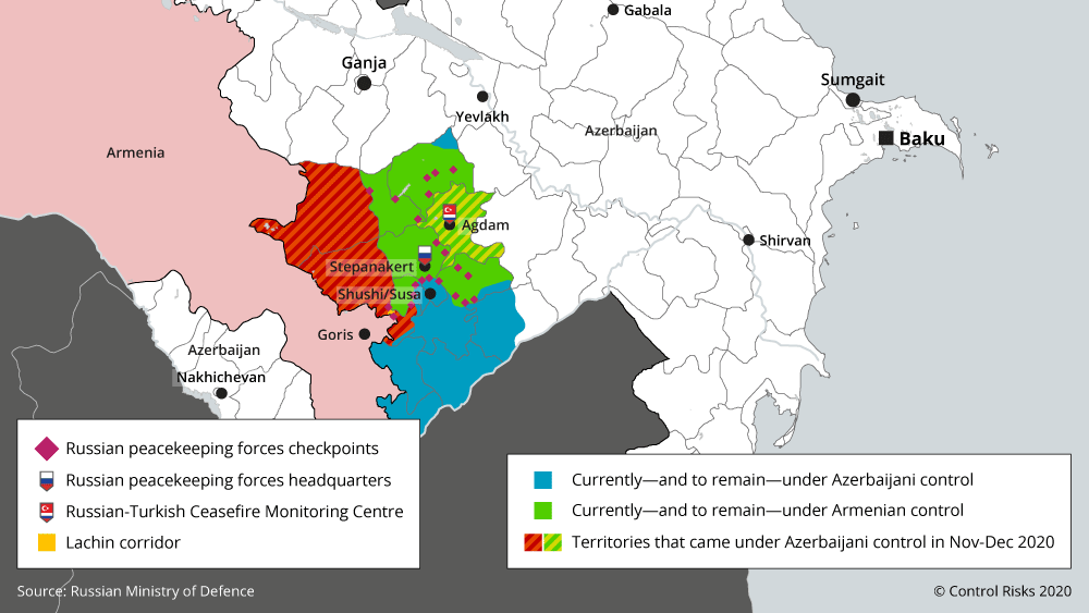 Armenia - Azerbaijan Conflict Mapped - Vivid Maps