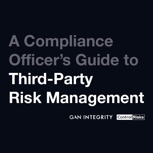 Compliance officer's guide to third-party risk management