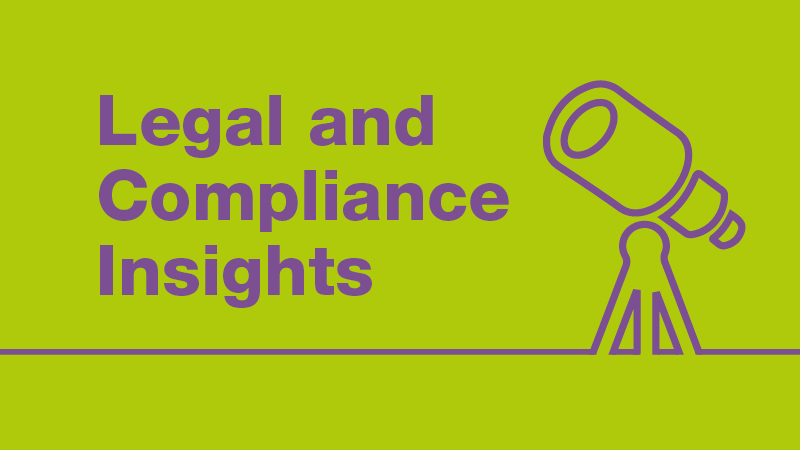 Legal and Compliance insights